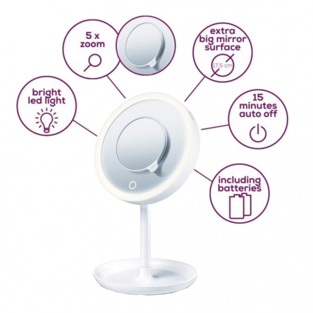 BEURER BS45 illuminated cosmetics mirror