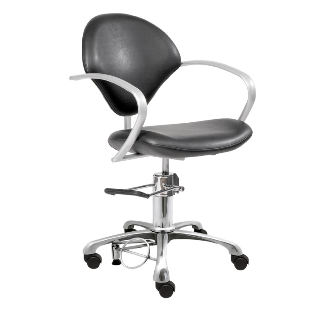 Friziera krēsls Paris C ar 5 staru pamatni uz riteņiem