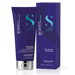 ALFAPARF Milano Semi Di Lino BRUNETTE Anti-Orange Conditioner, 200ml