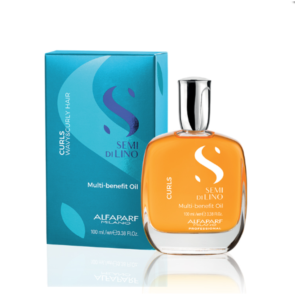 ALFAPARF Milano Semi Di Lino CURLS MULTI-BENEFIT Oil, 100ml