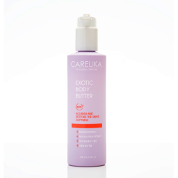 CARELIKA Exotic Body Butter - Barojošs ķermeņa sviests ar ādu mīkstinošām īpašībam, 250ml