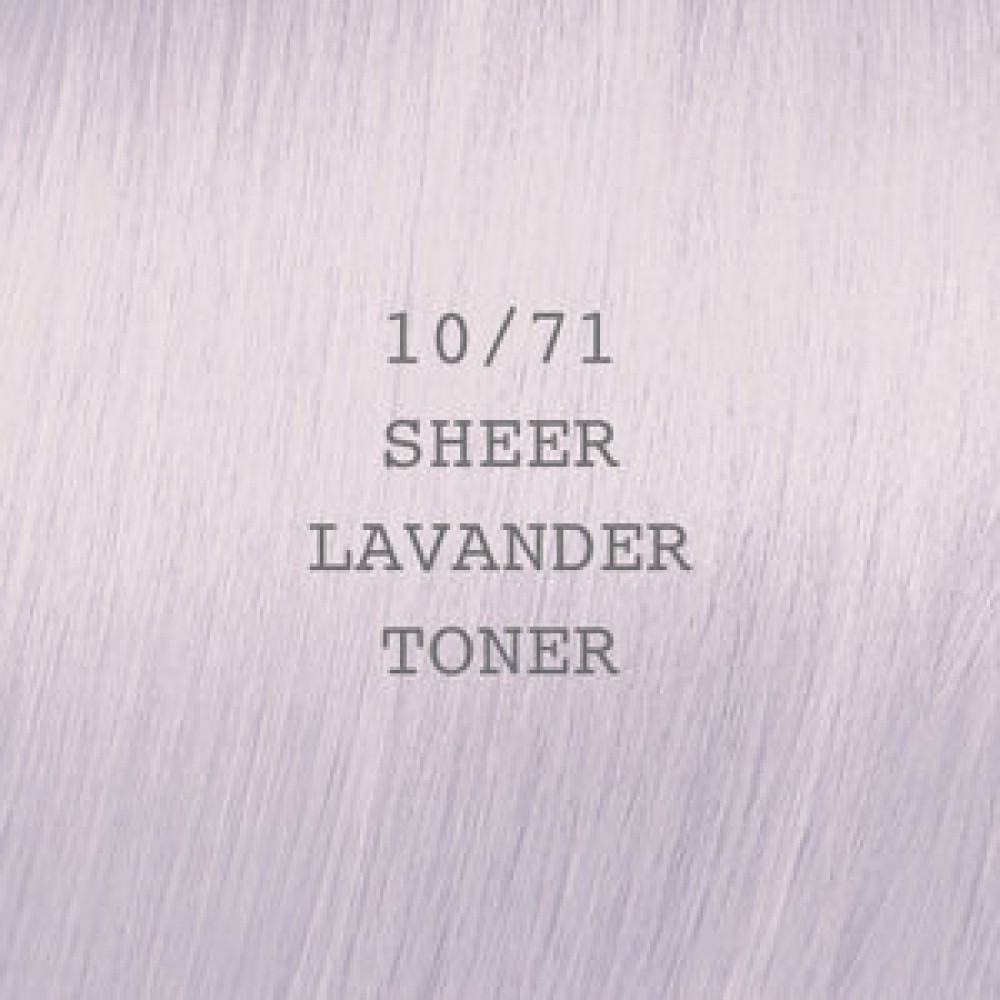 ELGON Moda&Styling Hair Colour - Krēmkrasa matiem, 10/71 - SHEER LAVENDER TONER / blonds caurspīdīga lavanda