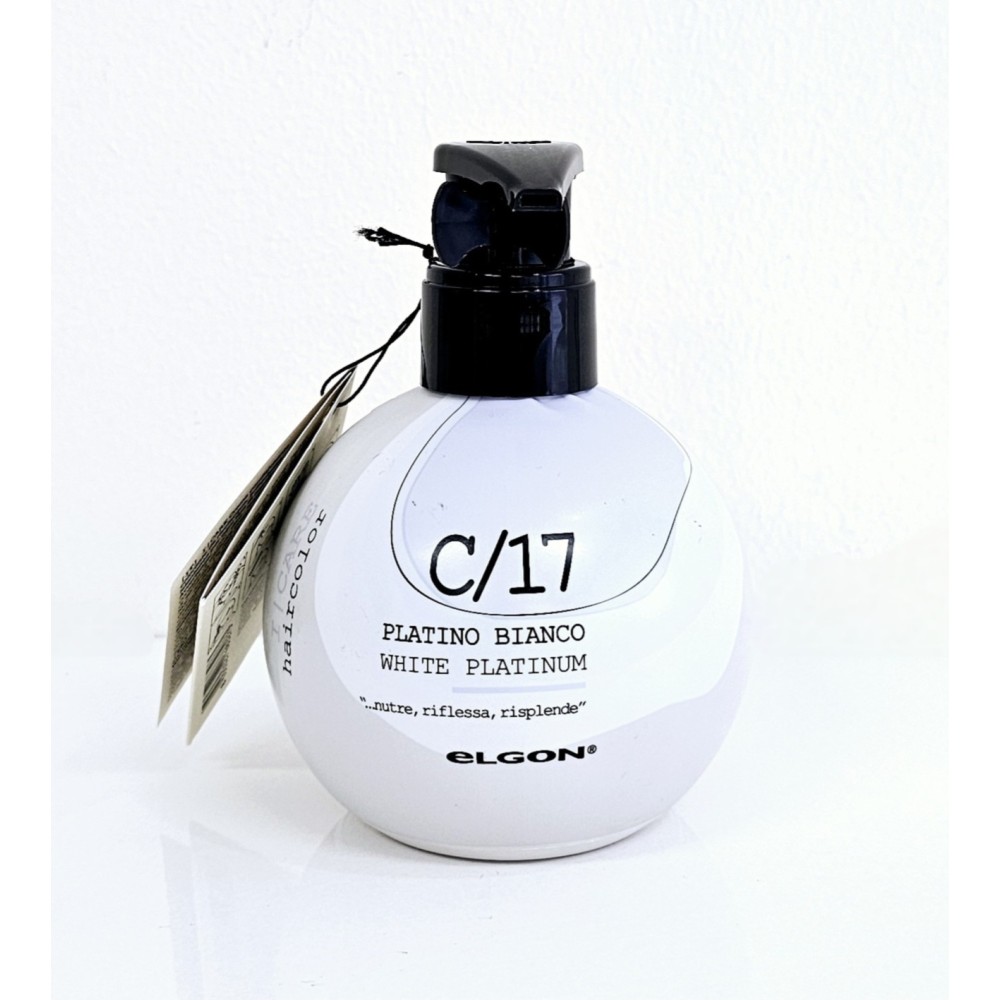 ELGON I CARE haircolor - Kondicionējošs noskalojams krāsojošs krēms, C/17, WHITE PLATINUM