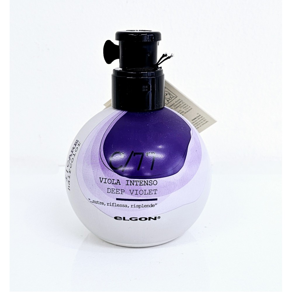 ELGON I CARE haircolor - Kondicionējošs noskalojams krāsojošs krēms, C/077, DEEP VIOLET