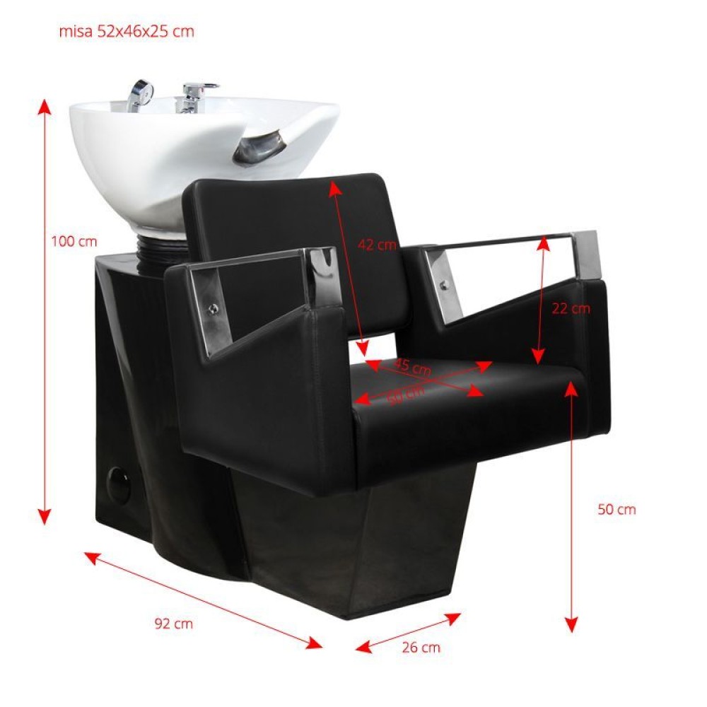 GABBIANO VILNIUS frizieru izlietne ar krēslu