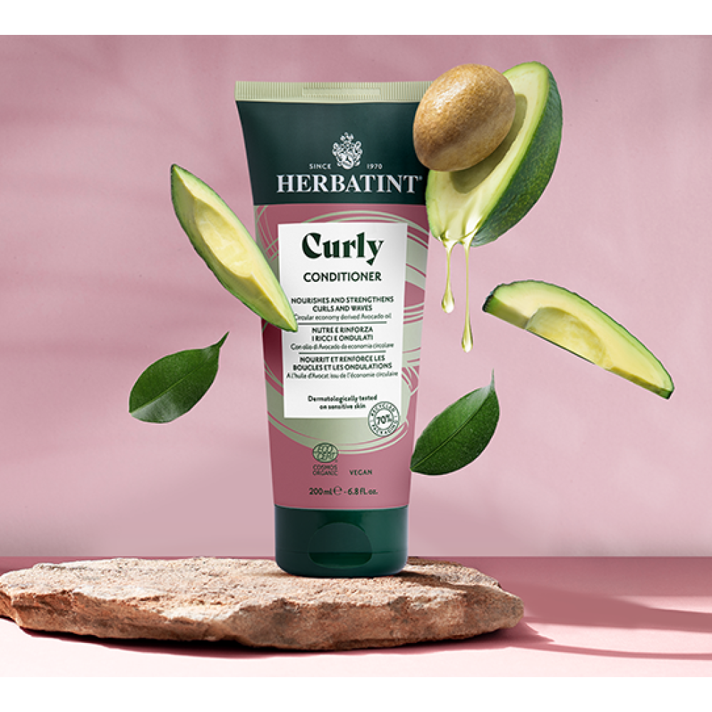 HERBATINT CURLY Conditioner - Balzams sprogainiem matiem, 200ml