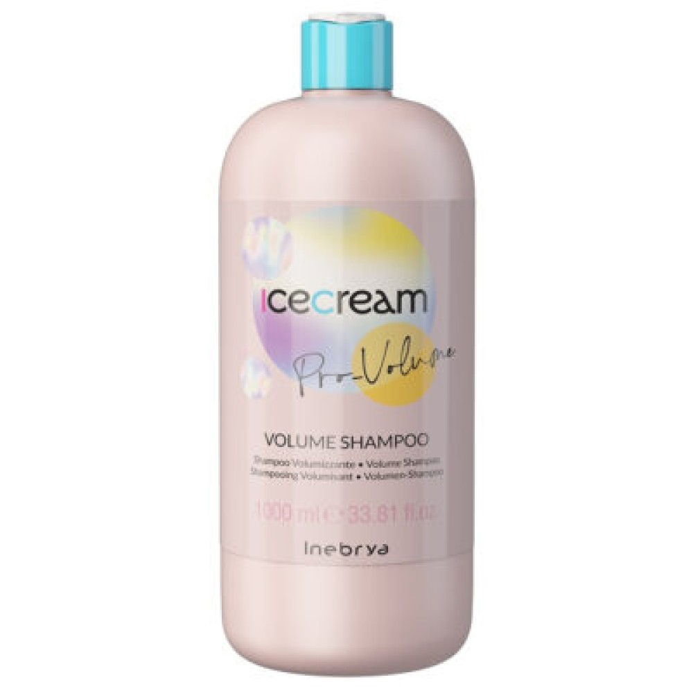 Inebrya Ice Cream Pro-Volume Shampoo - Apjomu palielinošs šampūns, 1000ml