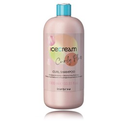 Inebrya Ice Cream Curly Plus Shampoo - Mitrinošs šampūns cirtainiem matiem, 1000ml