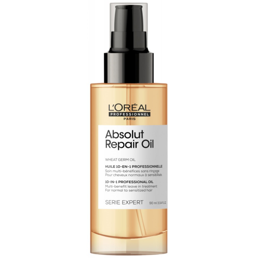 L'Oreal Professionnel Serie Expert Absolut Repair Oil - Daudzfunkcionāla eļļa bojātu matu atjaunošanai, 90ml