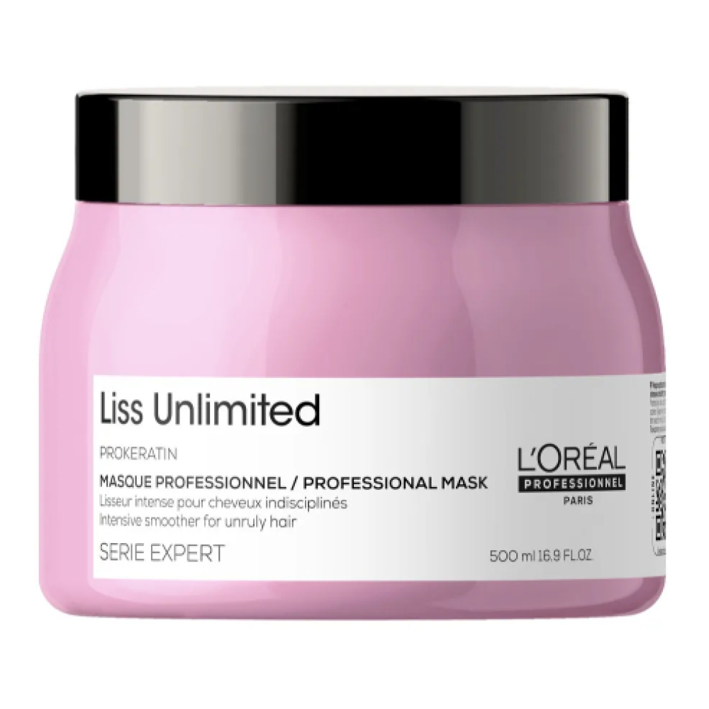 L'Oreal Professionnel Serie Expert Liss Unlimited Mask - Nogludinoša maska sausiem un nepaklausīgiem matiem, 500ml