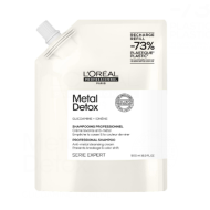 L'Oreal Professionnel Serie Expert Metal Detox Shampoo - Profesionāla krēmveida šampūna sistēma, kas attīra no metāla nogulsnēm, 500ml, REFILL