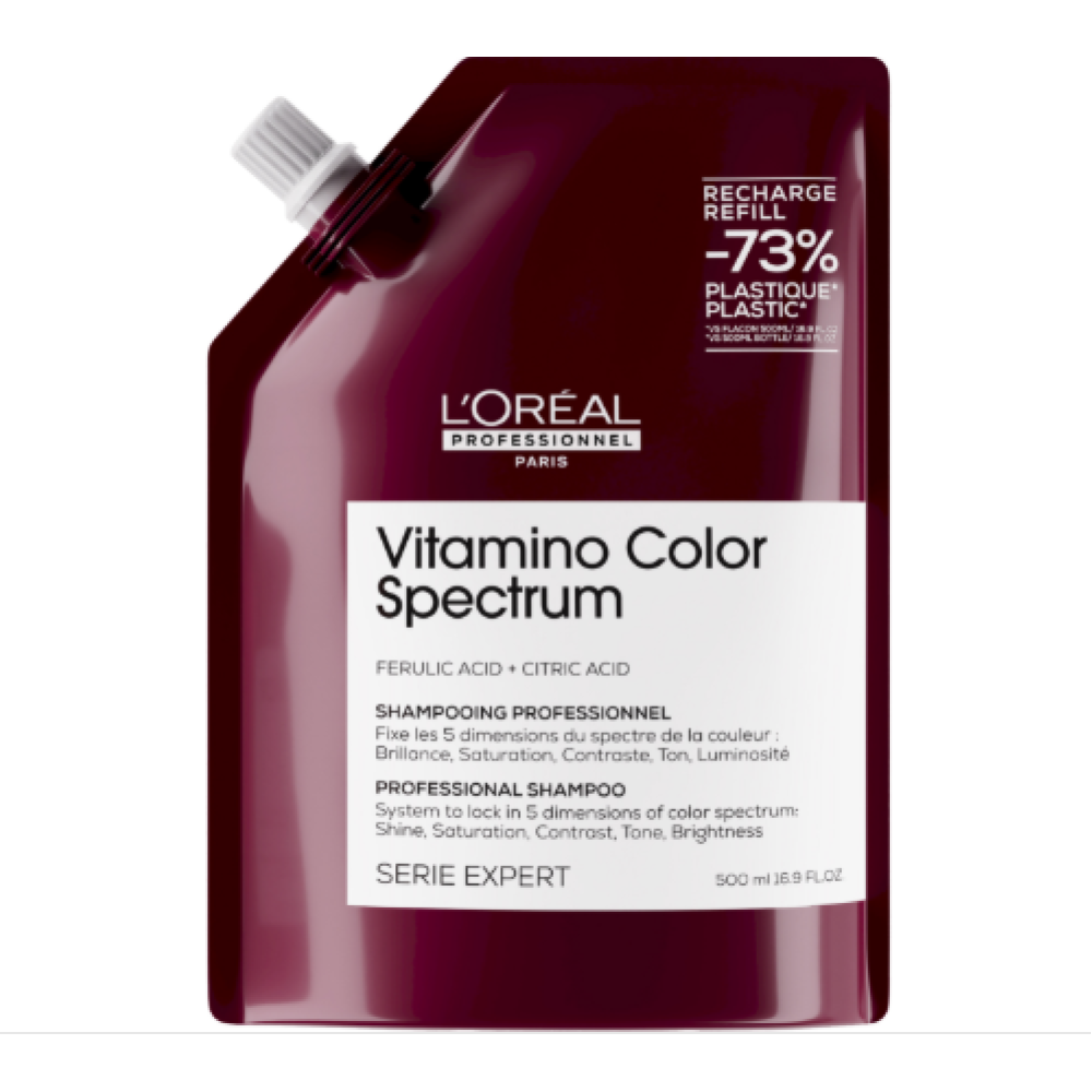 L'Oreal Professionnel Serie Expert Vitamino Color Spectrum Shampoo - Шампунь сохраняющий цвет волос, 500ml, REFILL
