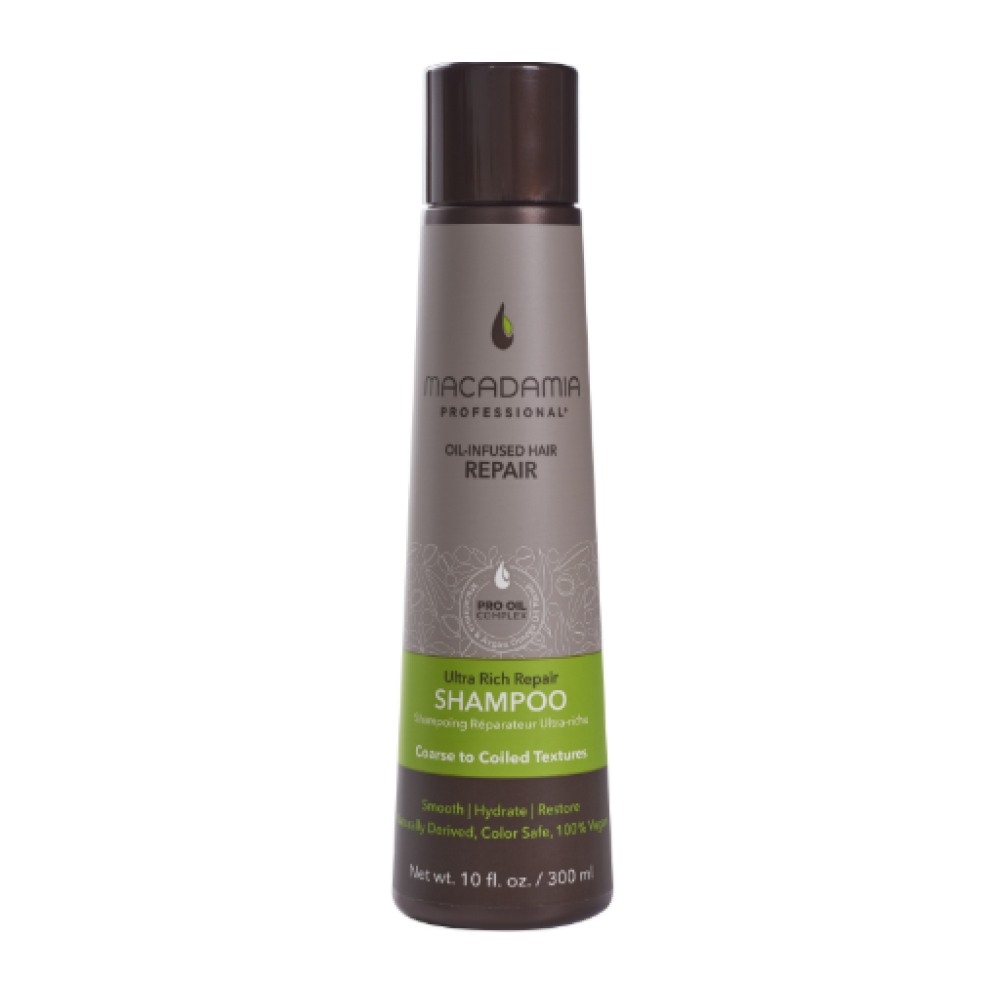 MACADAMIA Ultra Rich Repair Shampoo - Šampūns ultra-mitrinašana sausiem un rūpjiem matiem, 300ml