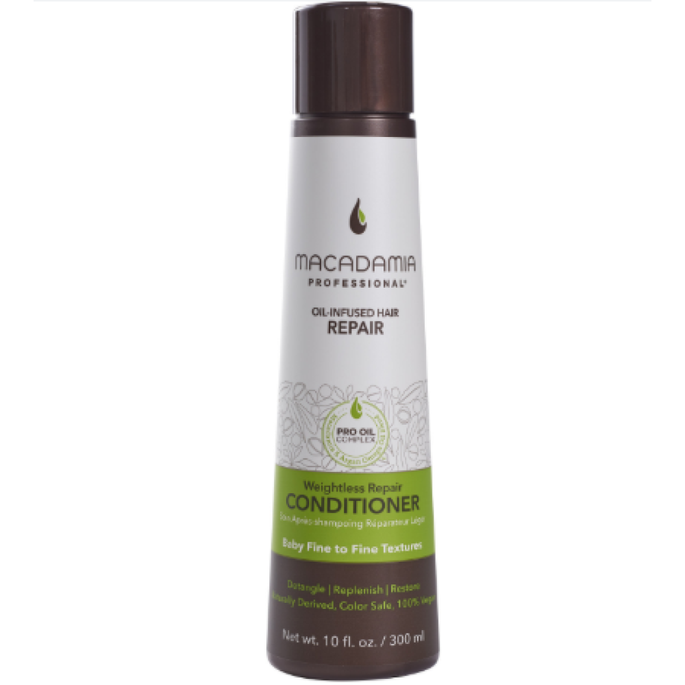 MACADAMIA Weightless Repair Conditioner - Mitrinošs kondicionieris smalkiem matiem, 300ml