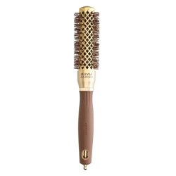 Olivia Garden Expert Blowout Shine Gold hairbrush 25mm - matu suka
