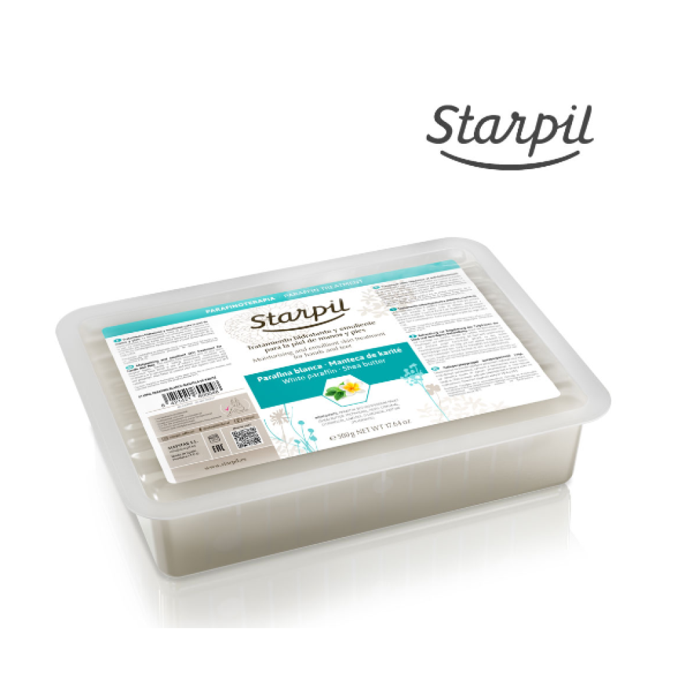 Starpil White Shea Butter paraffin treatment - Baltais parafīns ar karite eļļu, 500g