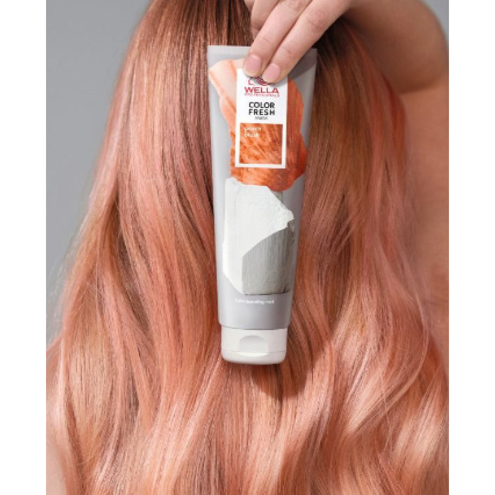 WELLA PROFESSIONAL COLOR FRESH MASK - Peach Blush - Tonējošā matu maska, 150ml