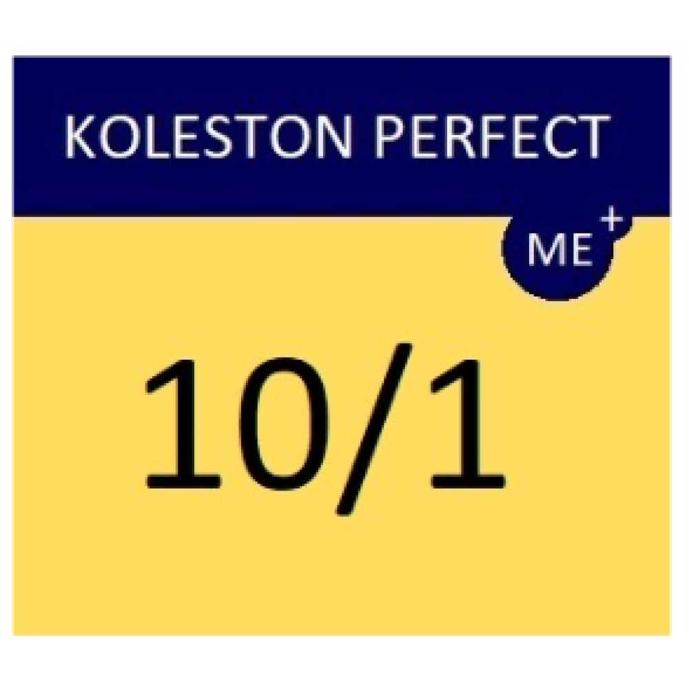 WELLA PROFESSIONALS KOLESTON PERFECT ME+ - Matu krāsa, 10/1 - ĻOTI GAIŠS PELNU BLONDS
