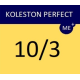 WELLA PROFESSIONALS KOLESTON PERFECT ME+ - Matu krāsa, 10/3 - ĻOTI GAIŠS ZELTA BLONDS