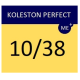 WELLA PROFESSIONALS KOLESTON PERFECT ME+ - Matu krāsa, 10/38 - PĒRĻU ZELTA PLATĪNBLONDS