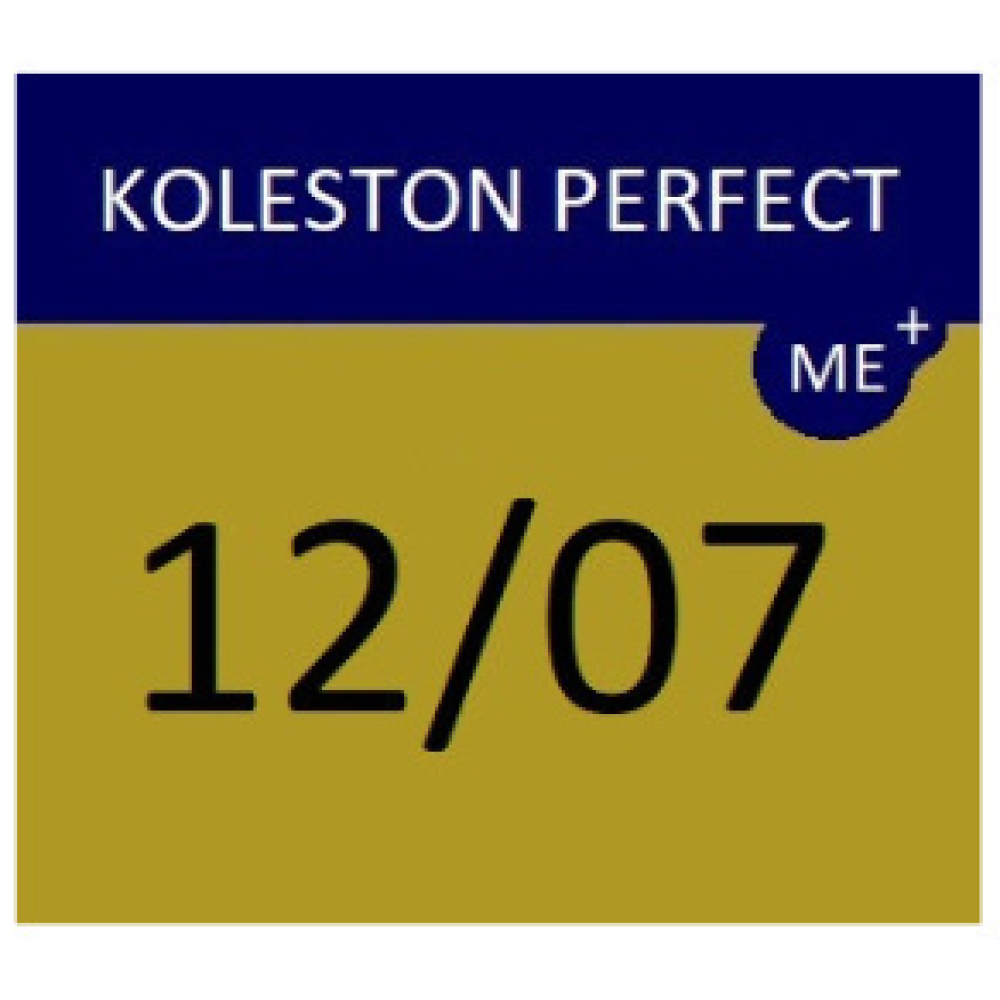WELLA PROFESSIONALS KOLESTON PERFECT ME+ - Matu krāsa, 12/07 - ĻOTI GAIŠS BLONDS NATURĀLAIS BRŪNS