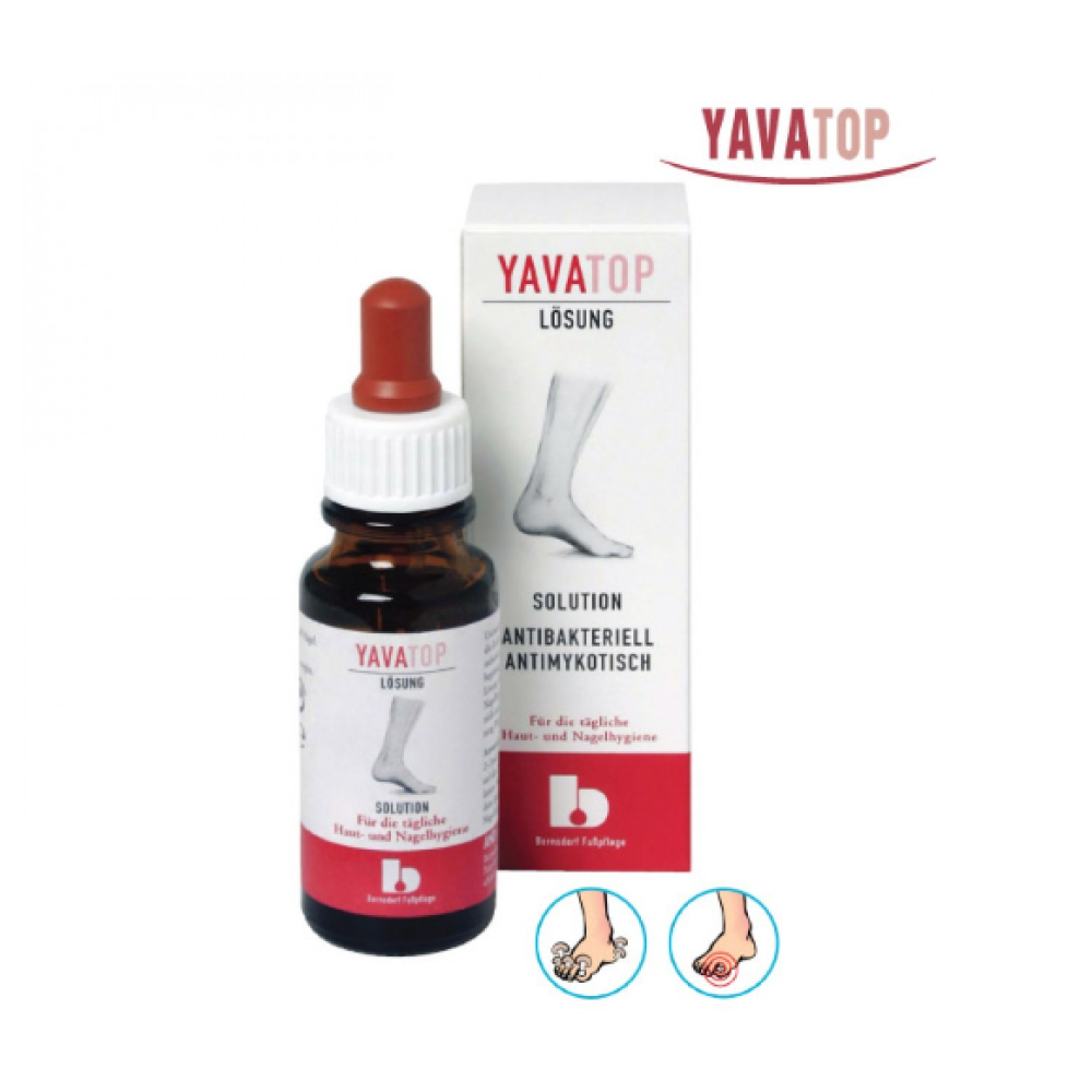 Yavatop Lösung Solution - Pretmikrobu un pretsēnīšu šķīdums nagiem, 50ml