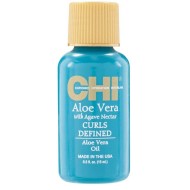 CHI Aloe Vera with Agave Nectar eļļa - Eļļa cirtainiem matiem, 15ml