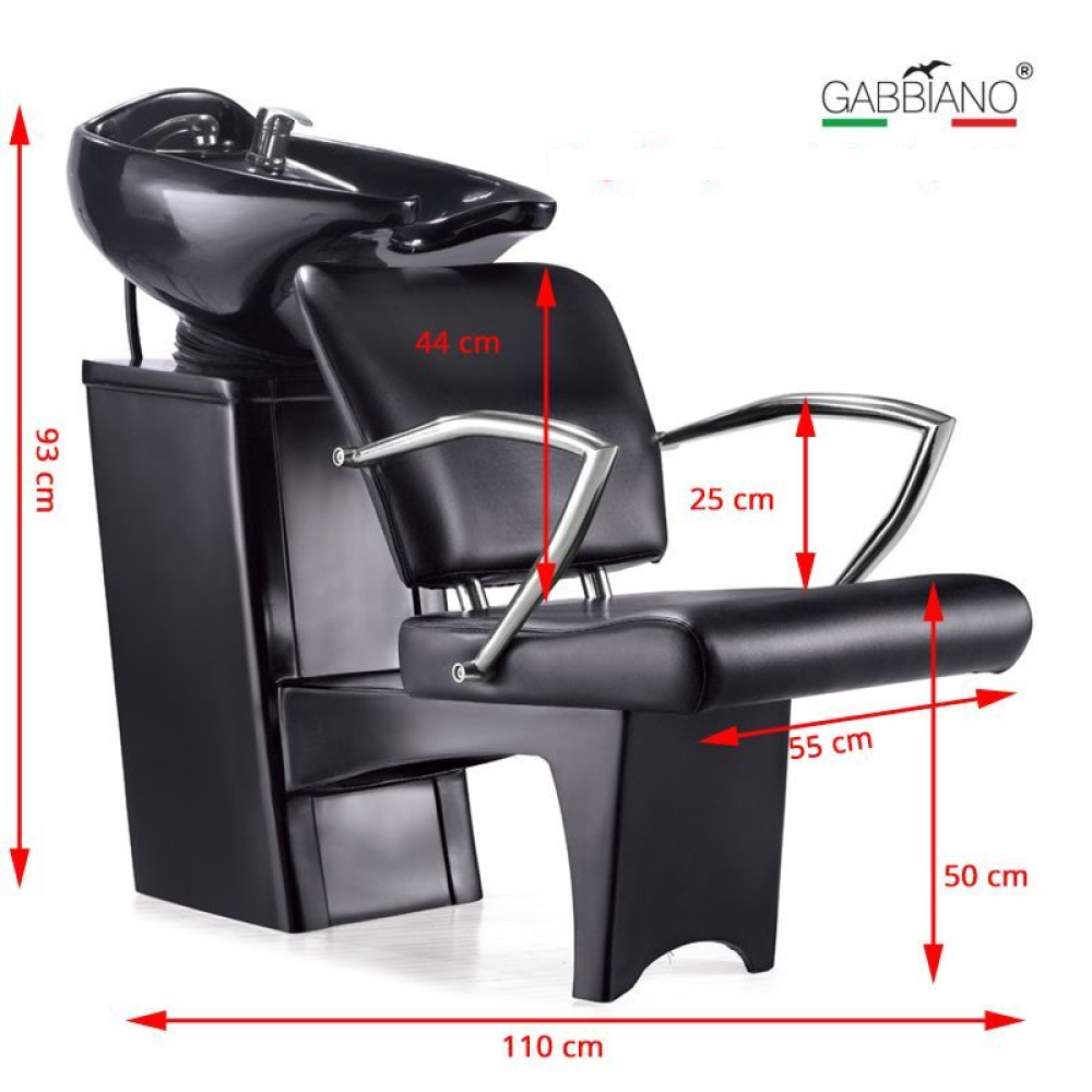 GABBIANO Q-2278 frizieru izlietne ar krēslu