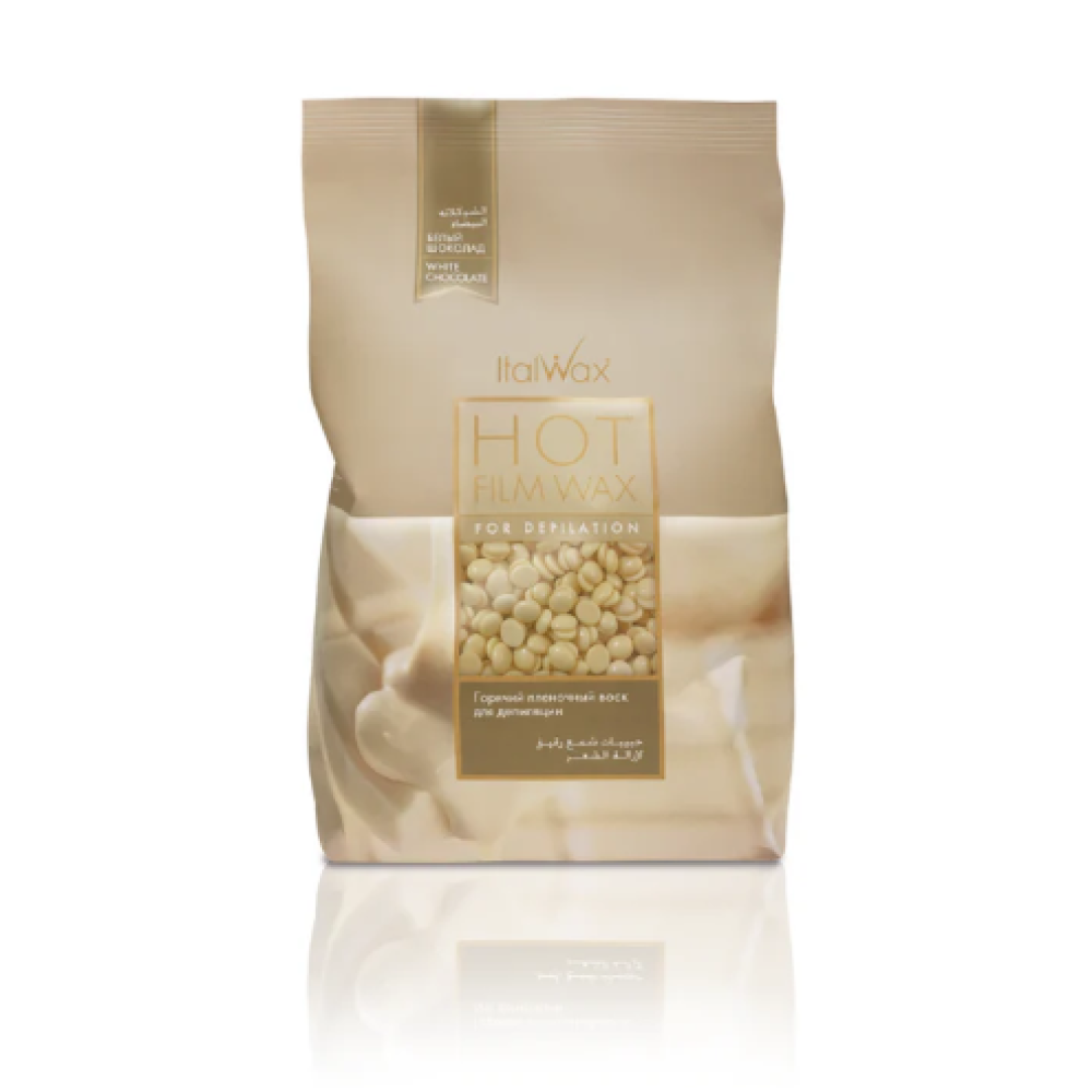 ItalWax Hot Film Wax WHITE CHOCOLATE - Воск пленочный БЕЛЫЙ ШОКОЛАД, 1000g