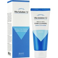 Jigott Vita Solution 12 Moisture Foam Cleansing, 180ml