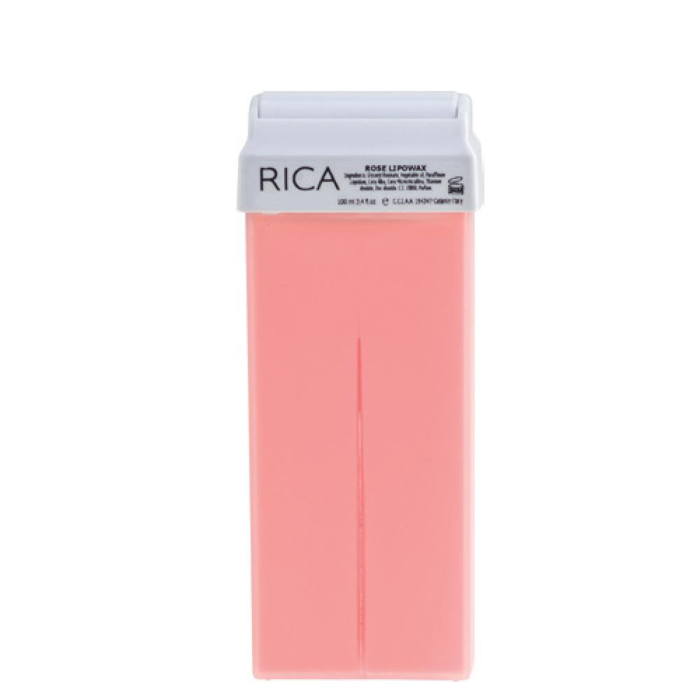 RICA Titanium wax - Rozā vasks ar titāna dioksīdu, 100ml