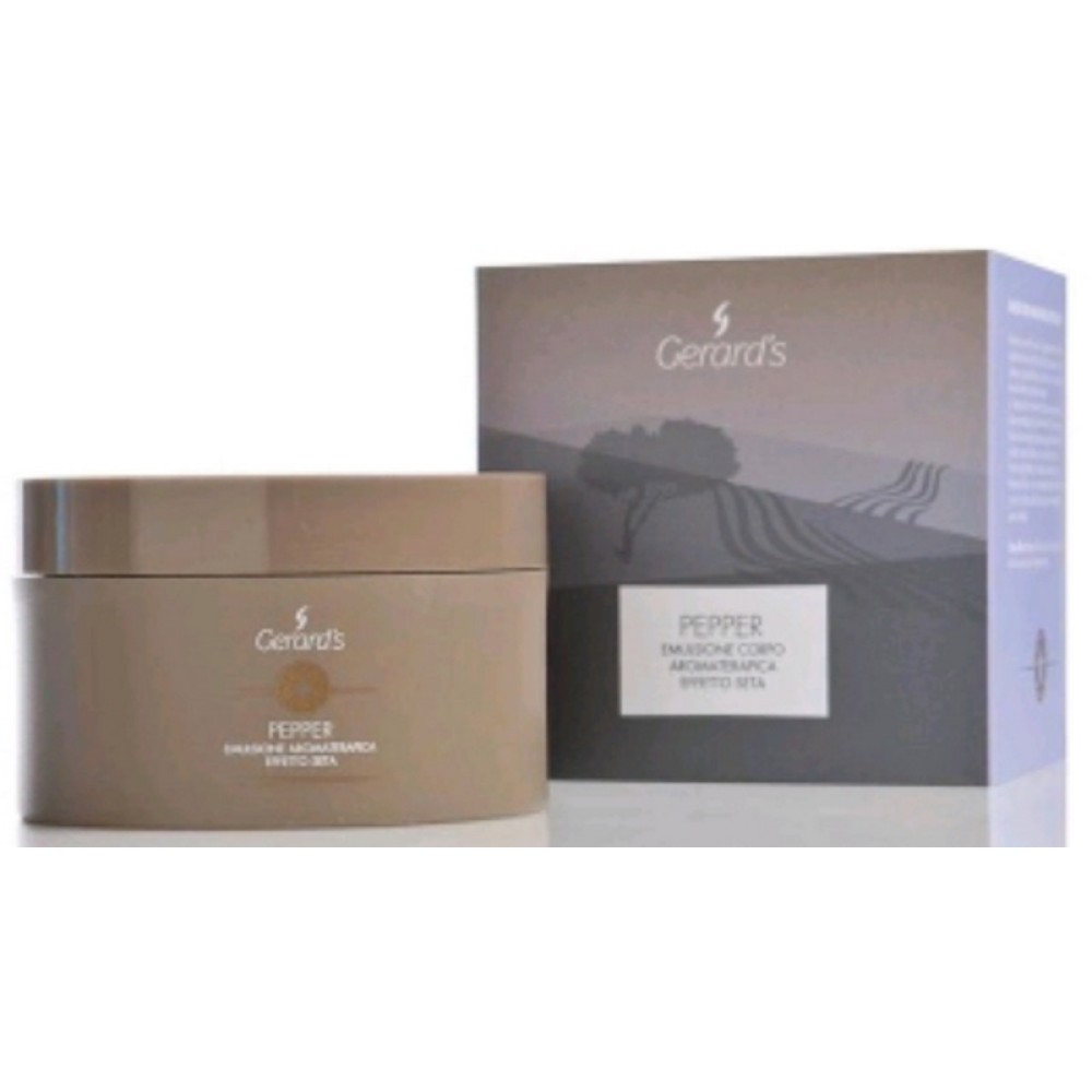 GERARD'S PEPPER Aromatherapy Face and Body Emulsion with silkening effect - Aromaterapeitisks krēms sejai un ķermenim, 200ml