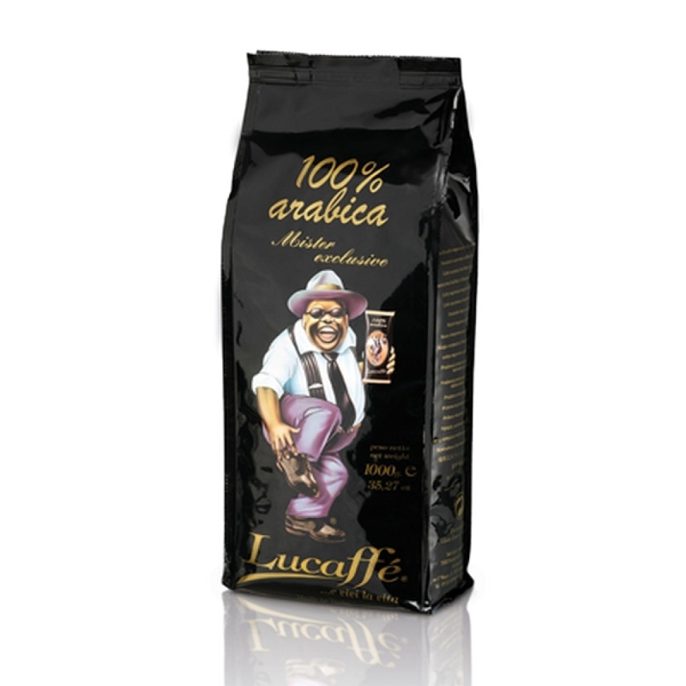 Кофе LUCAFFE MR.EXCLUSIVE в зёрнах, 1kg.