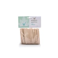 ItalWax koka špāteles, vidējās, 100gab.