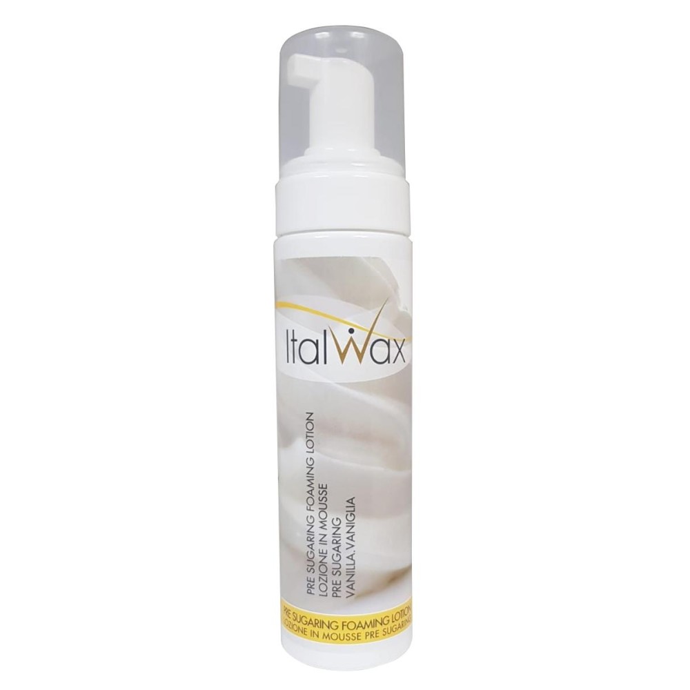 ItalWax Pre Sugaring Foaming Lotion Vanilla - Лосьон-пена перед шугарингом Ваниль